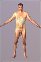 Kamil 3D Scan Nude Body